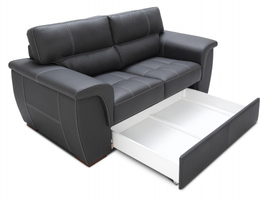 Lederen design bank bekleding zit garnituur sofa garnituren 2+1 lederen set