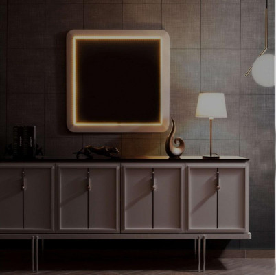 Eetkamer set Moderne set Eettafel 4x gestoffeerde stoelen Dressoir 7-delig