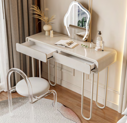 Witte make-uptafel met laden Kaptafel Luxe make-uptafel