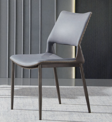 Grijze eetkamerstoel designer 1-zits luxe fauteuils Eenpersoons Nieuw
