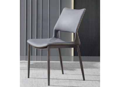 Grijze eetkamerstoel designer 1-zits luxe fauteuils Eenpersoons Nieuw