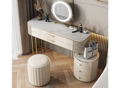 Witte make-uptafel Ontwerper Kaptafels Slaapkamer Kaptafels