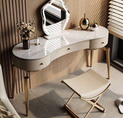 Moderne make-uptafel slaapkamermeubels kaptafel met 3 laden.