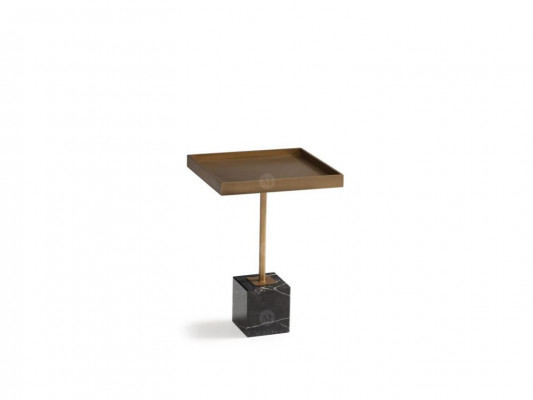 Groep bijzettafel salontafel koffietafel goud bijzettafel metalen 2-delig