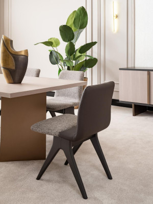 Eetgroep Eethoek Eetkamermeubelen Eettafel Eetkamer 7-delig Hout Grijs