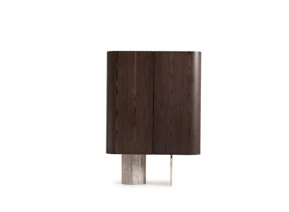 Barschrank Kast Houten kast Hout Bar Bruin Drank Ontwerp Flessen