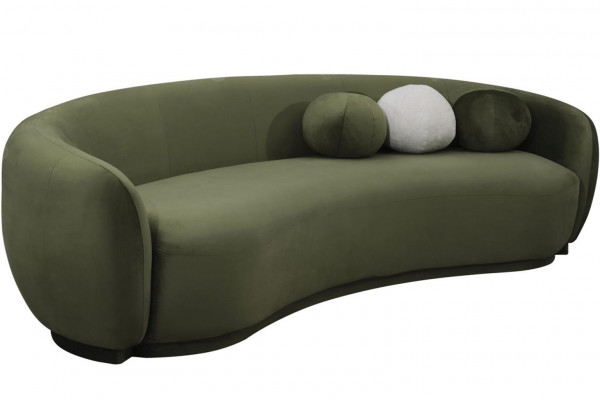 Garnituur stoffen bankstel, bankstellen, gestoffeerde bank, modern set van 2 stuks groene bank