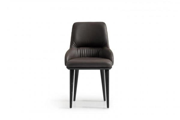 Eetkamerstoel Keukenstoel Kunstleder Groep Set 6-delig Stoelen Bruin