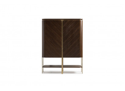 Drankkast Kast Houten kast Houten bar Bruin Drank Ontwerp Flessen