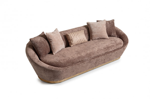 Bankstel bankstel stoffen bank driezitter fauteuil beige bankstel set