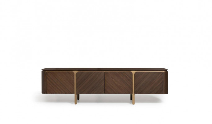 Sideboard RTV Lowboard TV stand tafel hout bruin woonkamer modern