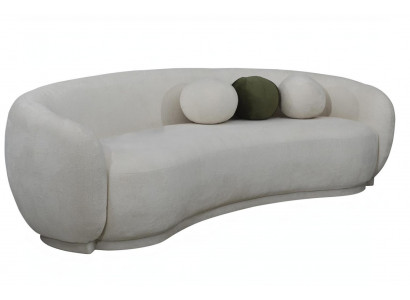 Moderne stoffen bankstel driezitter bank bankstel 3-zits wit stoffen sofa