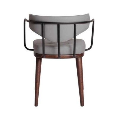 Luxe eetkamerstoel Moderne fauteuil Armstoelen Houten stoelen