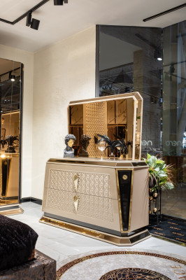 Slaapkamermeubels Modern Luxe Commode met Spiegel Ontwerp Inrichting