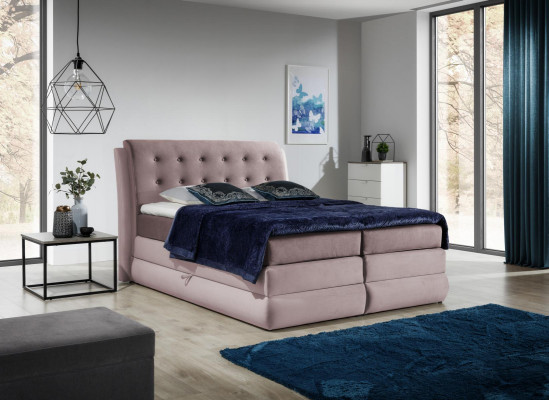 Boxspringbed Design Dubbel Hotel Modern Bed Slaapkamer Chesterfield Meubels