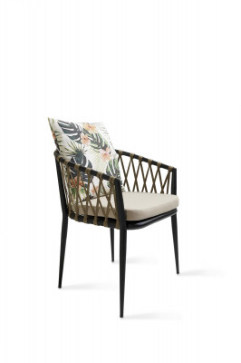 Ontwerpersfauteuil Luxe ontwerpersstoel met armleuningen Nieuw meubilair.