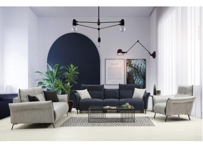 Bankstel Woonkamer Bankstel Bekledingsmeubels Luxe Fauteuil Modern Ontwerp Nieuw