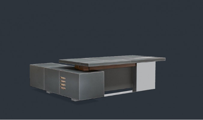 Bureau van leer Kantoor tafels Designer inrichting Tafel Meubels Stoel