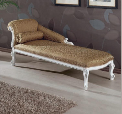 Luxe ligstoel ligstoel chaise longue chaise longue art deco textiel comfort