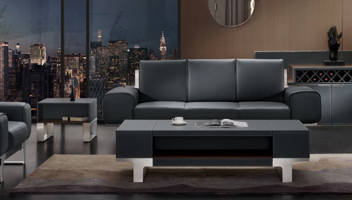 Sofa Leren bank Bekleding Zitting 3-zits Lounge Clubbanken Banken Leer Driepersoons Nieuw