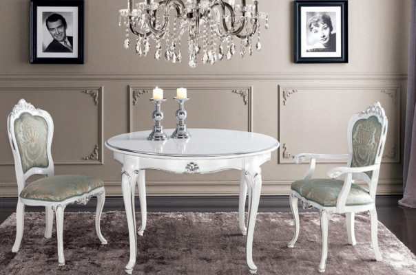 Klassieke stoelen Stoel Armstoel Houten stoel Eetkamerstoel Luxe houten meubelen Nieuw