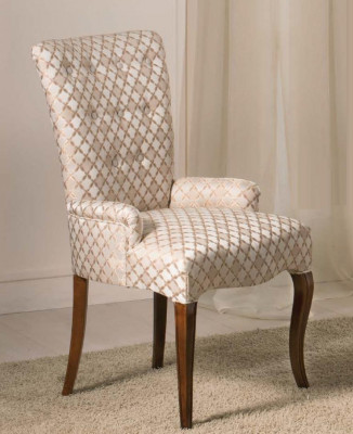 Ligstoel gestoffeerde stoel armleuning luxe fauteuil stoel stoelen woonkamer eetkamer