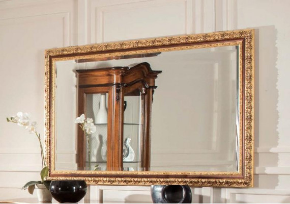 Italiaans Klassiek Designer Spiegel Meubels Wandspiegel Hout Goud Meubels Nieuw