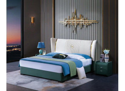 Slaapkamer Bed Nachtkastjes 3-delig Set Design Luxe Bedden Hout Tweepersoonsbed