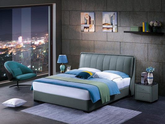 Luxe slaapkamer meubels Bed 2x nachtkastje set Bedden Hotel meubels 3-delige set Nieuw