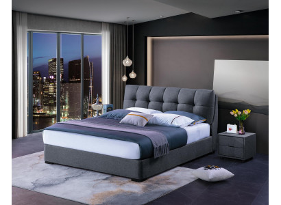 Design bedden slaapkamer sets Bed 2x nachtkastje Klassieke luxe meubelen 3-delig