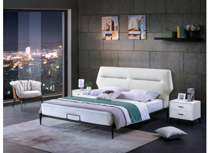 Klassiek bed Tweepersoonsbed Houten bedden Landelijk stijl Echt hout Slaapkamer