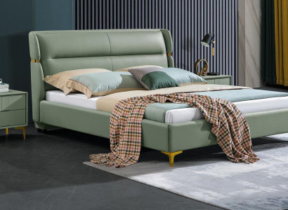 Bedbekleding Design Luxe Dubbele Hotelbedden Slaapkamer Luxe Groen