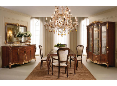 arredoclassic™ Luxe Klasse Meubilair Eetkamer Vitrine Tafel Commode 8-delig.