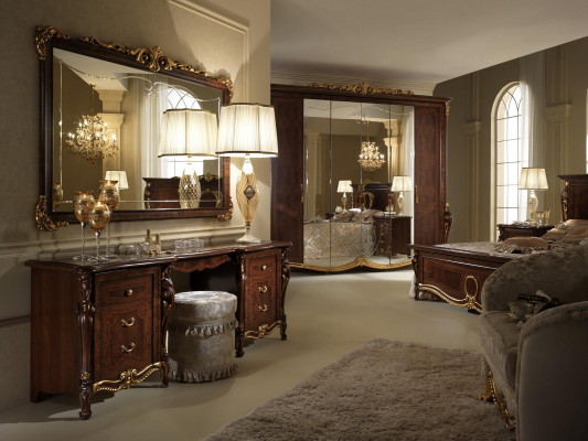 arredoclassic™ Slaapkamer Set Sinfonia Barok Rococo Bed Nachtkastje