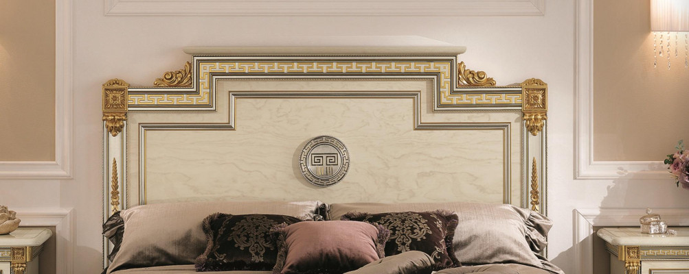 Slaapkamer set Design Modern Luxe Meubel Bed 2x Nachtkastje 7-delig. Italië Nieuw