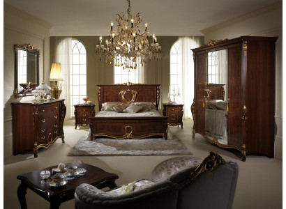 Slaapkamerset 6-delig. Design luxe meubels bed nachtkastje commode Arredoclassic.