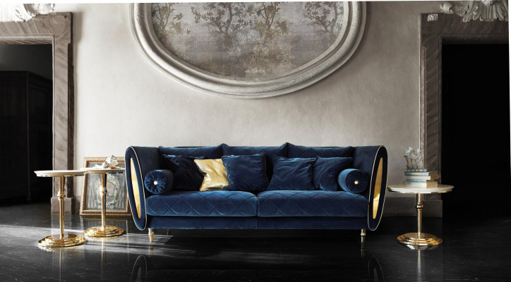 Zitbank Bank Bankstel 3 + 2 + 1 Woonkamer Designer Meubels Klassiek