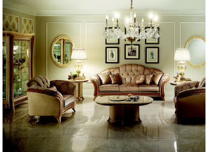 Luxe klasse 3+2+1 Italiaanse meubelsofaset bank bank nieuw arredoclassic™