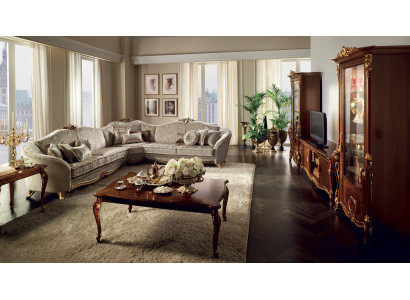 Klassiek design bank hoekbank woonlandschap bank bekleding zetel arredoclassic