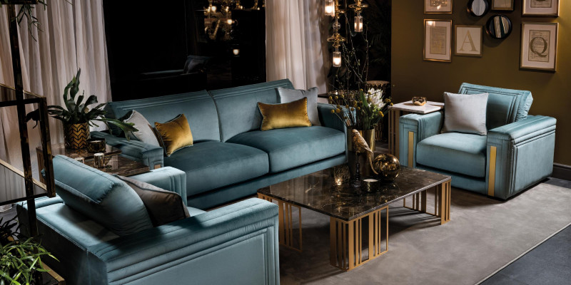Bankstel 311 zits woonlandschap bank bank loungesofa stof garnituur banken textiel