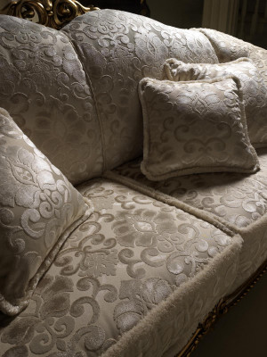 Bankstel Bankstel 3+3 Set Zit Design Beklede Banken Bankstel arredoclassic