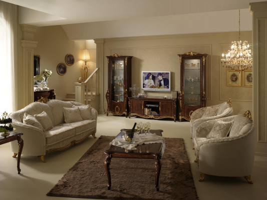 Luxe Klasse 3+2 Italiaanse meubelbankstelbankbank arredoclassic™