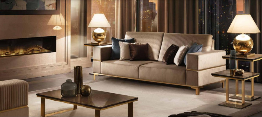 Sofagroep 3-zitsbank Bank Zitbank Bekleding Set Moderne Banken Sofa's