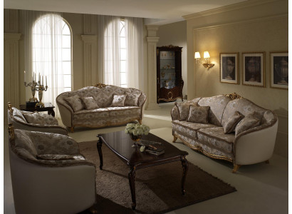 Luxus Klasse 3+1 Italiaanse meubelbankstel Bank Bank Nieuw arredoclassic™!