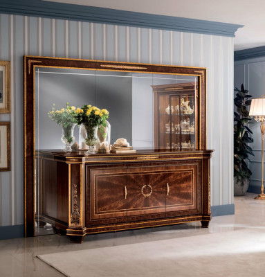 Buffet Kast Dressoirs Woonkamer Wandkast + Spiegel