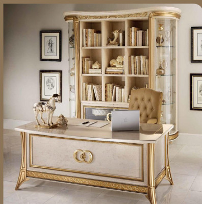 Boekenkast Kast Vitrine XXL Designer Meubels Luxe Barok Rococo