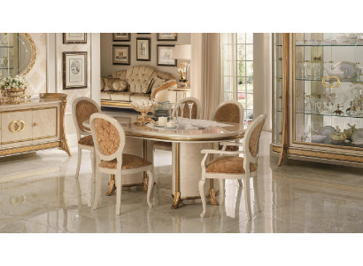 arredoclassic™ Luxe eetkamer Klassiek + 4 stoelen Stoelenset Garnituur