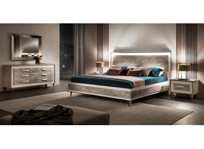 Slaapkamer Sets Bed 2x Nachtkastje Ladekast Spiegel arredoclassic 5-delige Set