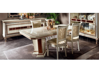 Eettafel Eetkamerset Eetgroep Meubels Tafel 5-delig Stoel 4x Stoelen arredoclassic