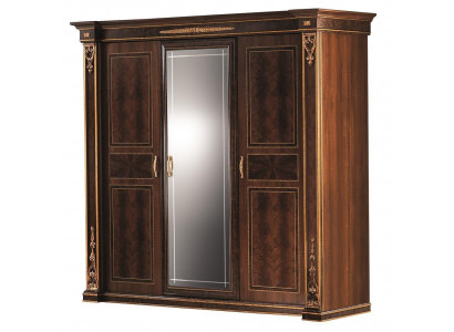Slaapkamer kledingkast 3-deurs houten wandkast kast arredoclassic nieuw